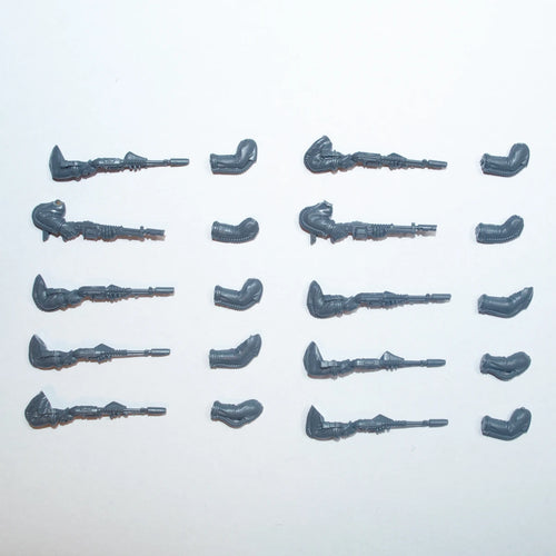 Horus Heresy Solar Auxilia Lasrifle Section Lasrifles x 10 Bits Bitz