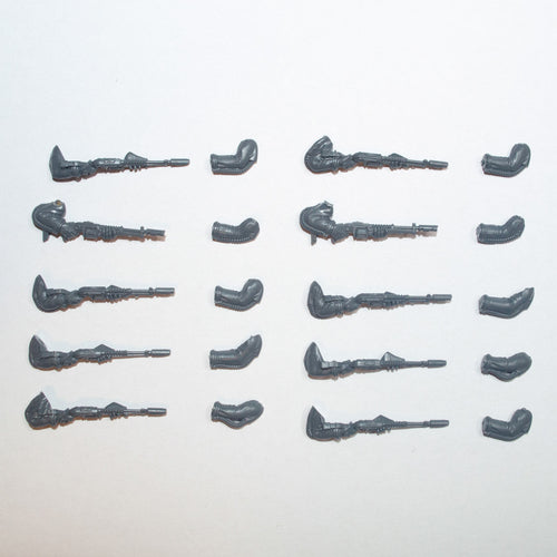 Horus Heresy Solar Auxilia Lasrifle Section Lasrifles x 10 - Warhammer - Kitbash Bit
