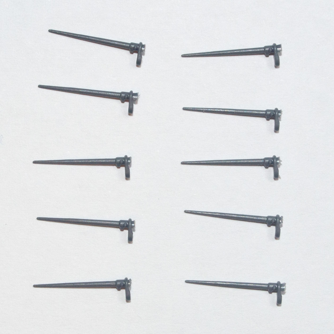 Horus Heresy Solar Auxilia Lasrifle Section Bayonets x 10 - Warhammer - Conversion Part