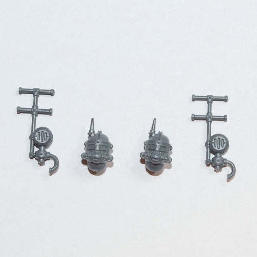 Horus Heresy Solar Auxilia Lasrifle Section Vox Interlock x 2 - Warhammer - Authentic Sprue