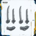 Horus Heresy Solar Auxilia Lasrifle Section Sergeant Swords - Bits (Bitz)