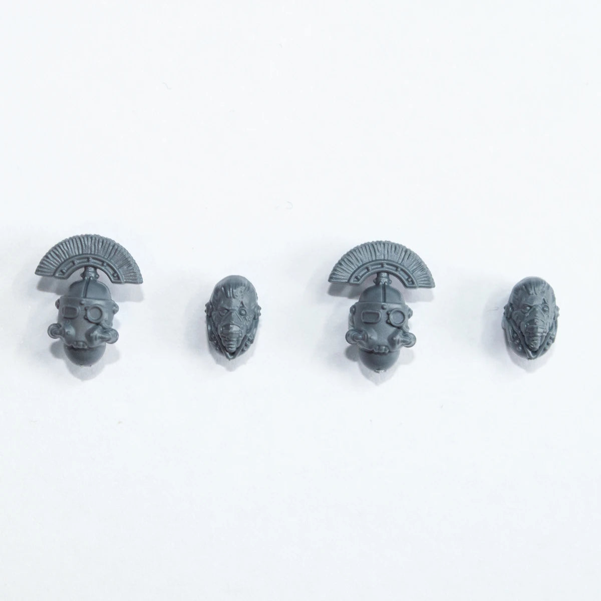Horus Heresy Solar Auxilia Lasrifle Section Sergeant Heads x 4 Bits Bitz