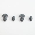 Horus Heresy Solar Auxilia Lasrifle Section Sergeant Heads x 4 - Warhammer - Conversion Part