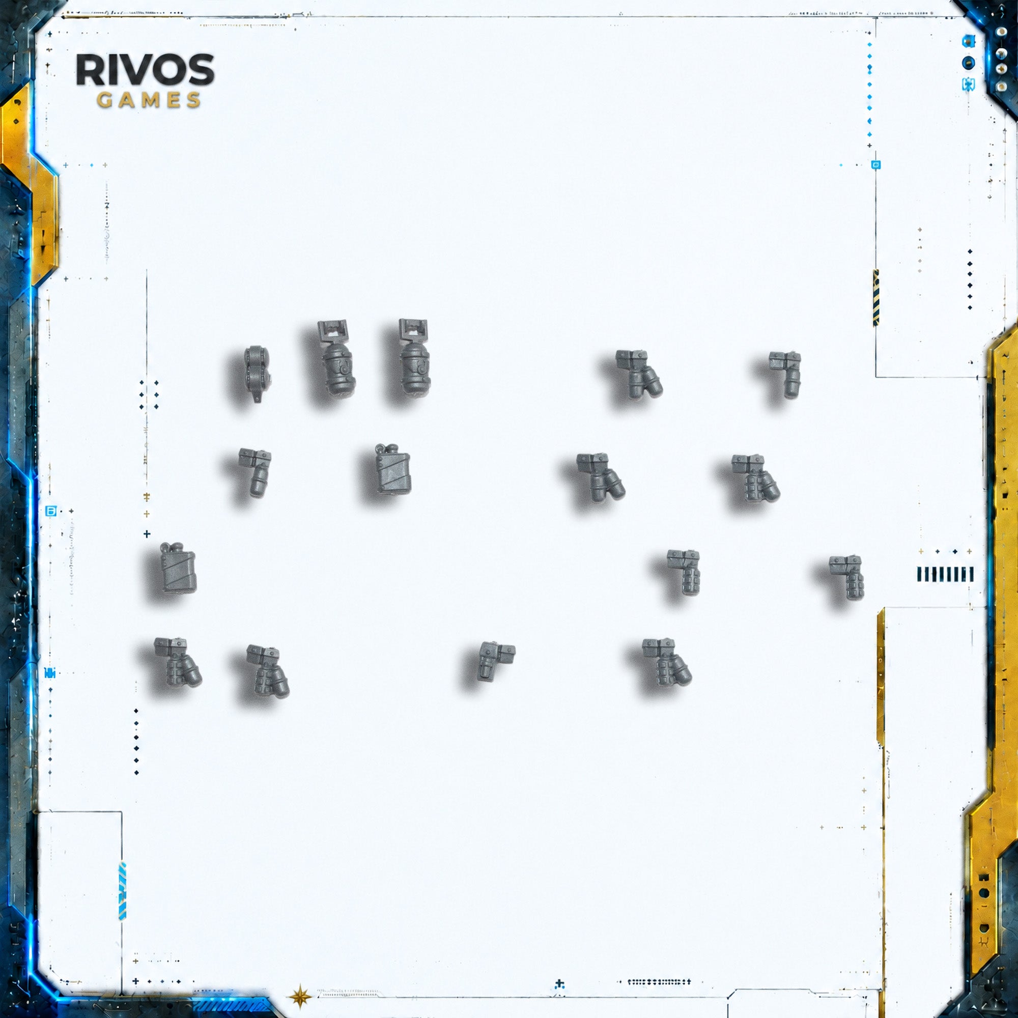 Horus Heresy Solar Auxilia Lasrifle Section Accessories - Bits (Bitz)