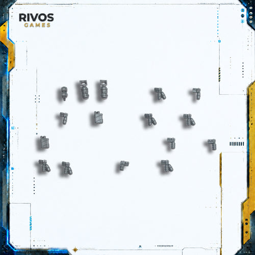 Horus Heresy Solar Auxilia Lasrifle Section Accessories - Bits (Bitz)