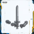 Warhammer 40K Black Templars Sword Brethren Power Sword D - Bits (Bitz)