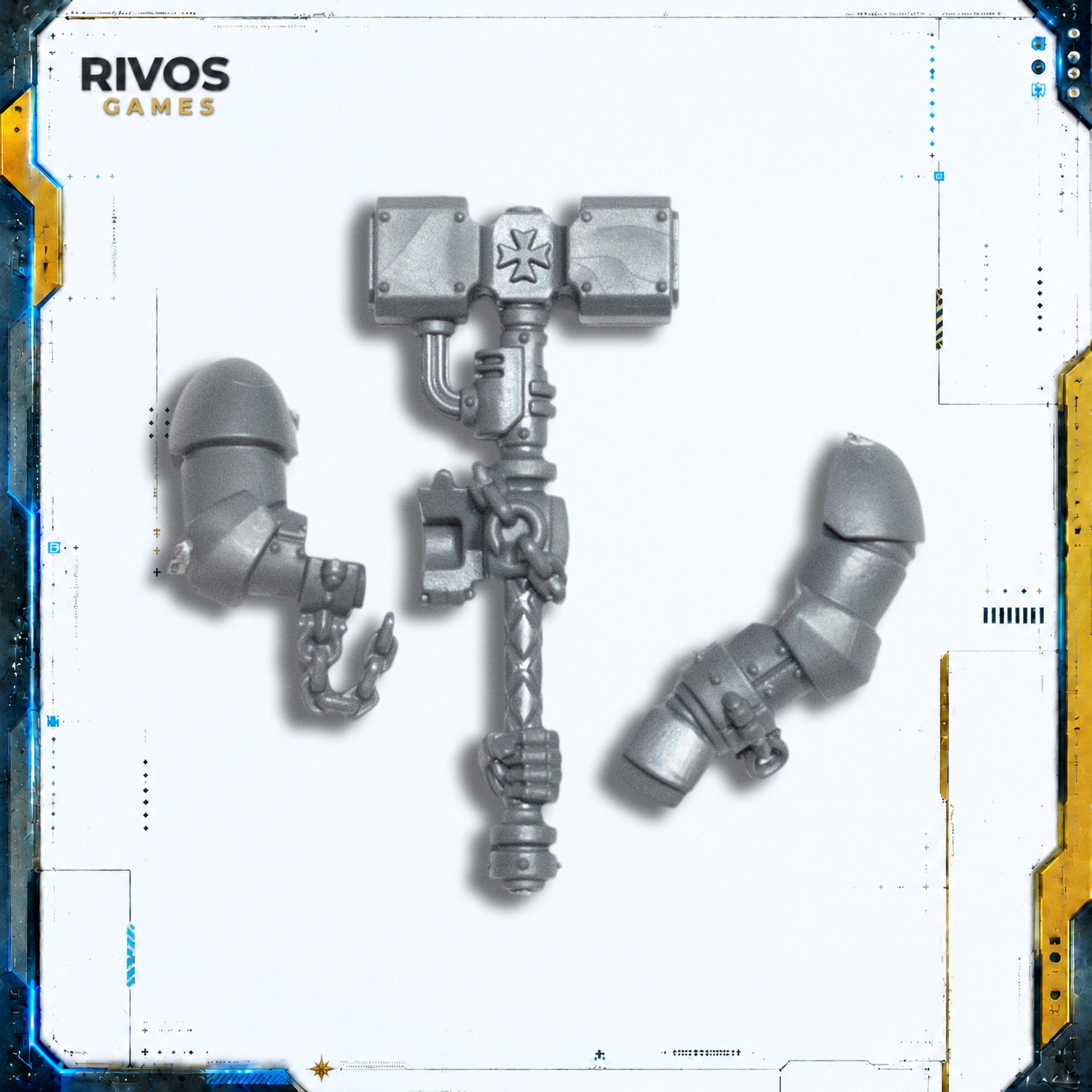 Warhammer 40K Black Templars Sword Brethren Power Hammer - Bits (Bitz)
