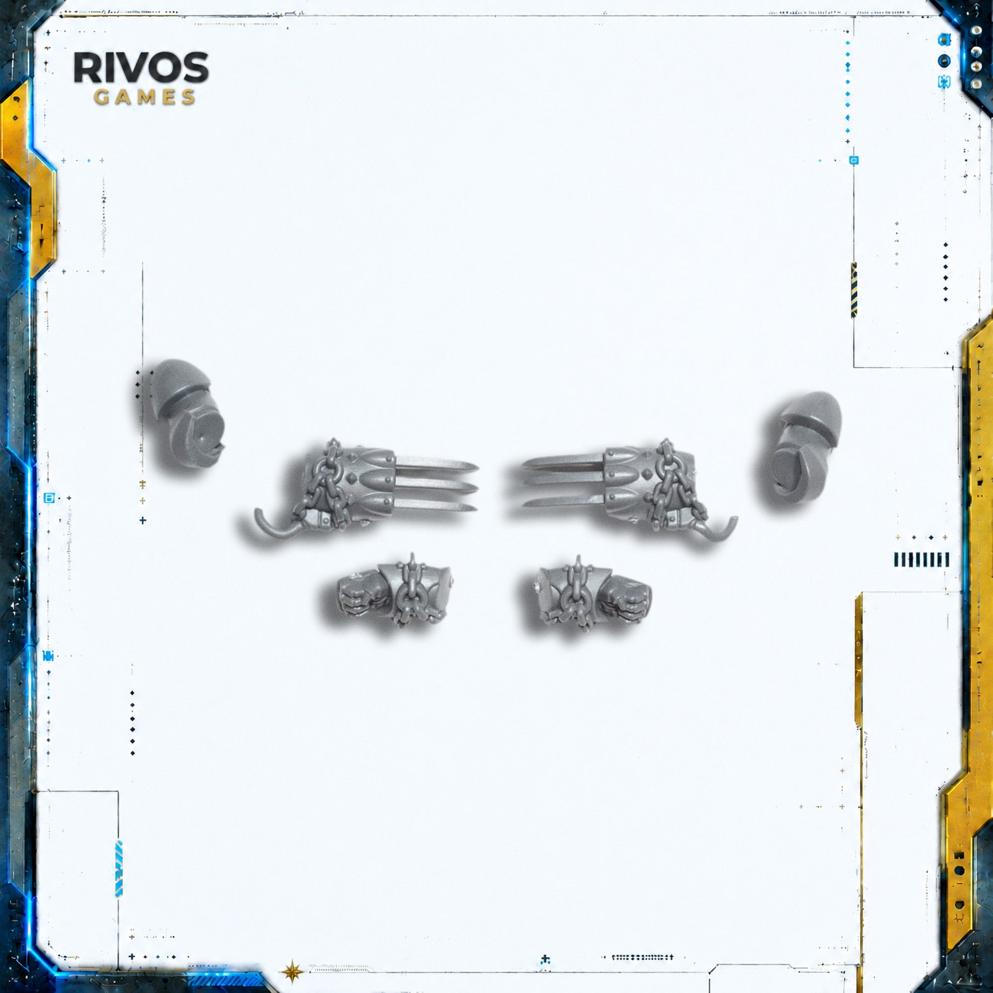 Warhammer 40K Black Templars Sword Brethren Lightning Claws - Bits (Bitz)