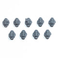 Warhammer 40K Black Templars Sword Brethren Helmets x 9 Bits Bitz