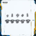 Warhammer 40K Black Templars Sword Brethren Backpacks x 5 - Bits (Bitz)