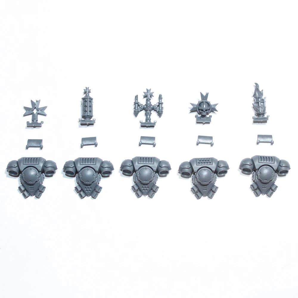 Warhammer 40K Black Templars Sword Brethren Backpacks x 5 Bits Bitz