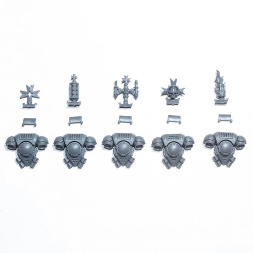 Warhammer 40K Black Templars Sword Brethren Backpacks x 5 Bits Bitz