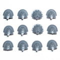 Warhammer 40K Black Templars Sword Brethren Shoulder Pads x 12 Bits Bitz