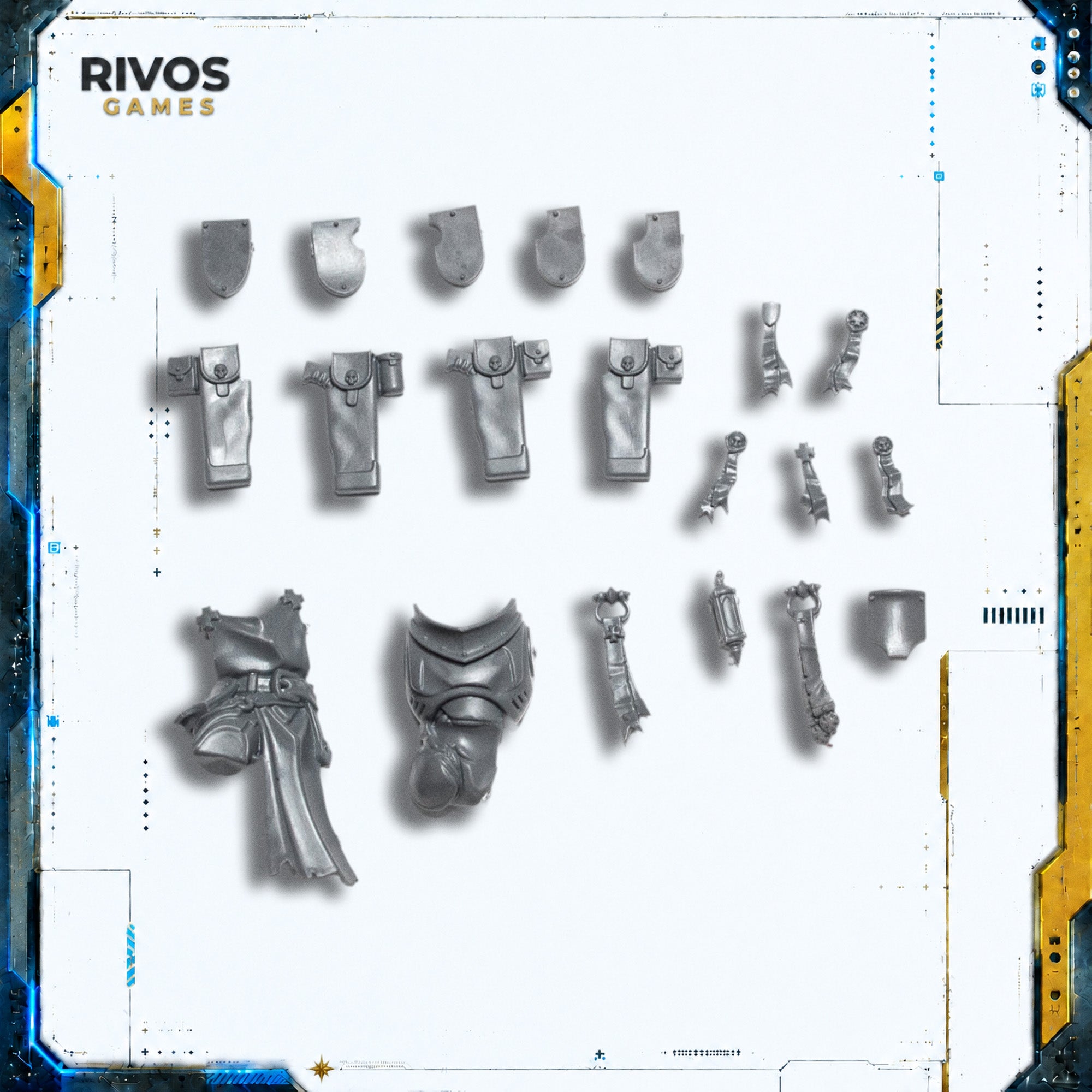 Warhammer 40K Black Templars Sword Brethren Accessories - Bits (Bitz)