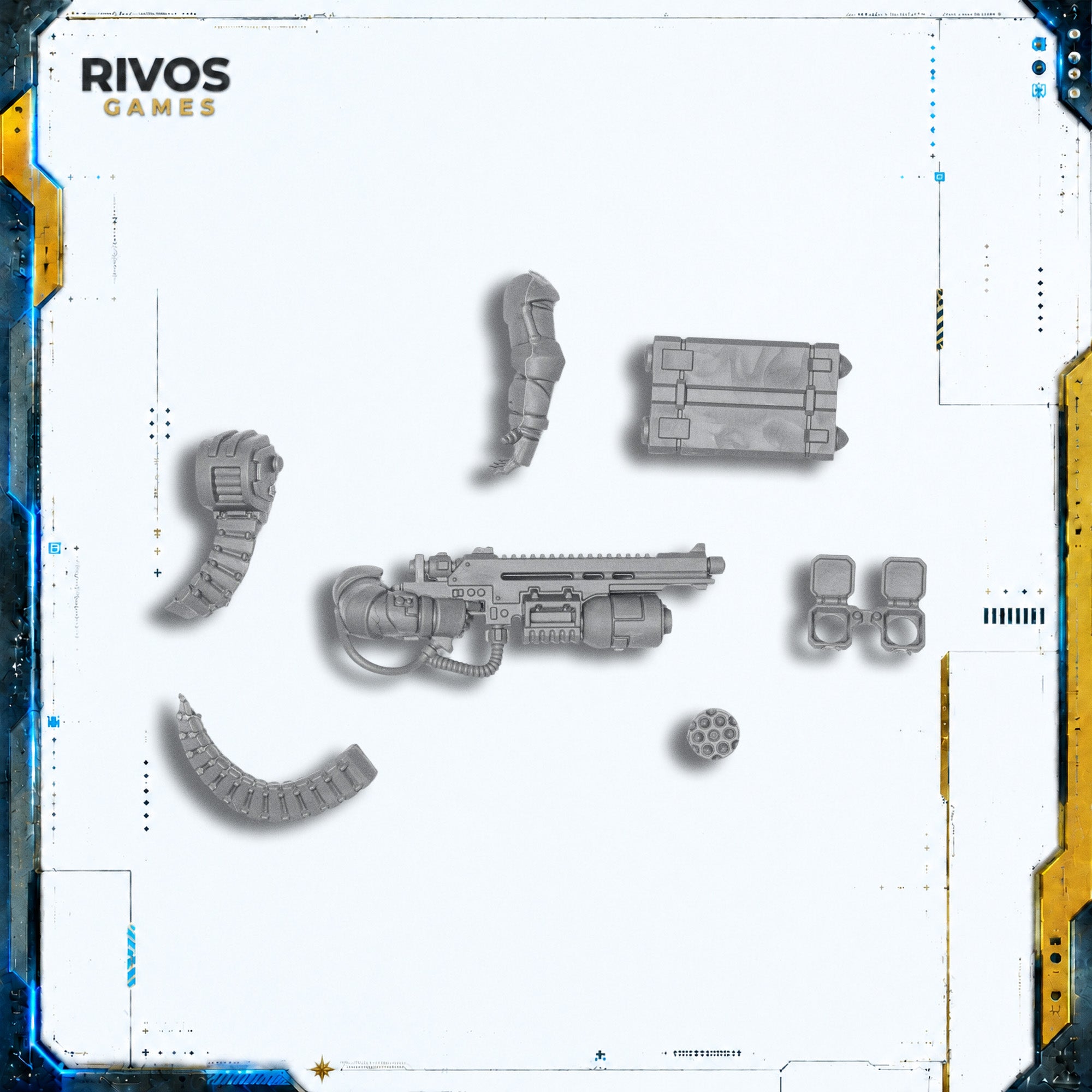 Warhammer 40K Primaris Space Marines Desolation Squad Rocket Launcher A - Bits (Bitz)