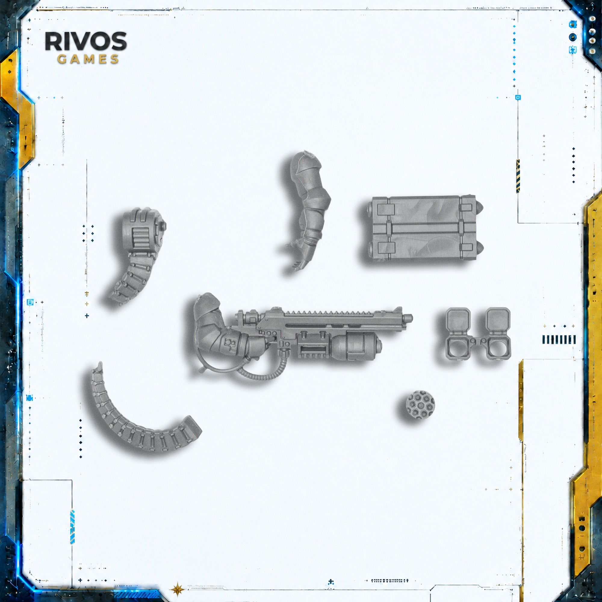 Warhammer 40K Space Marines Desolation Squad Rocket Launcher C - Bits (Bitz) Bits]