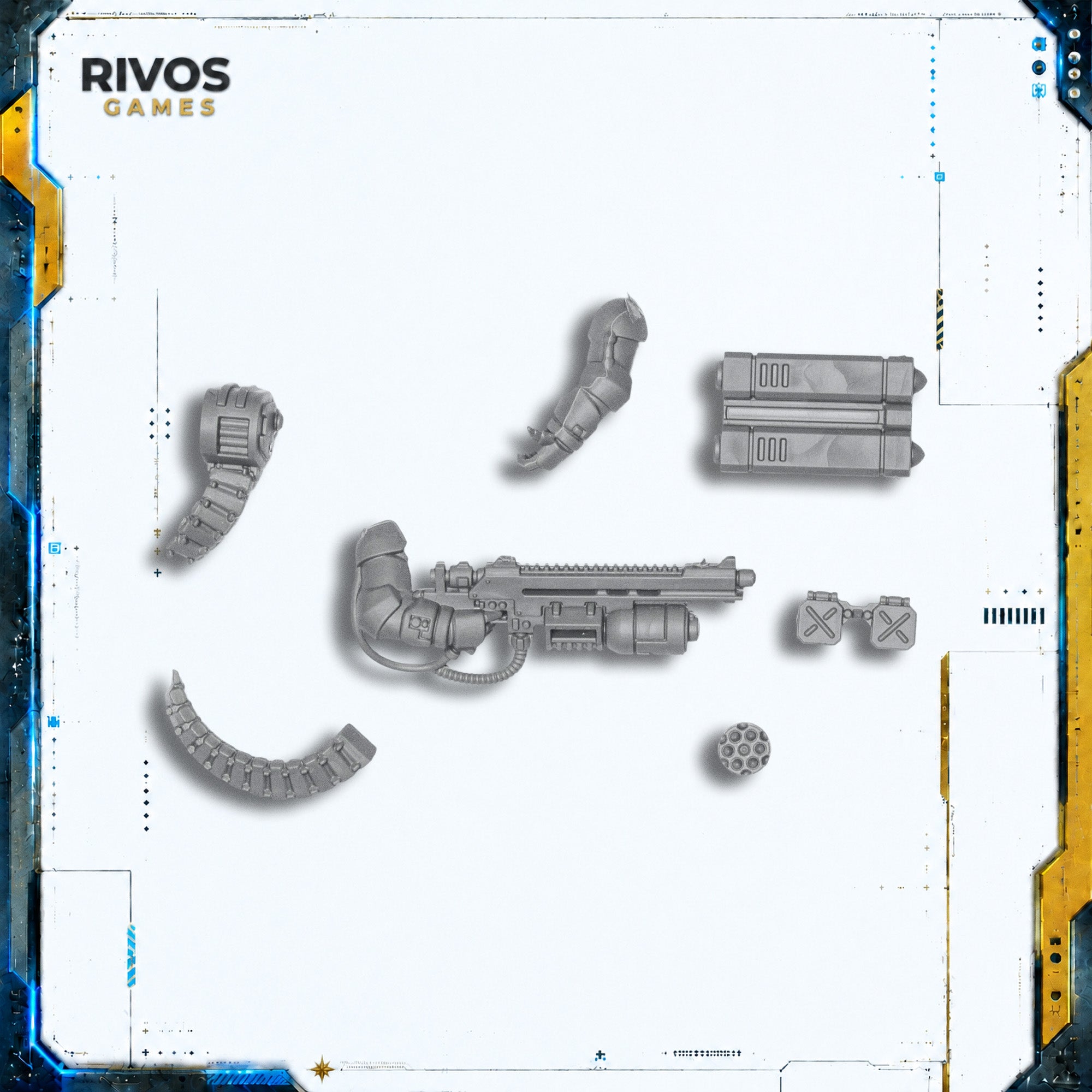 Warhammer 40K Space Marines Desolation Squad Rocket Launcher D - Bits (Bitz)