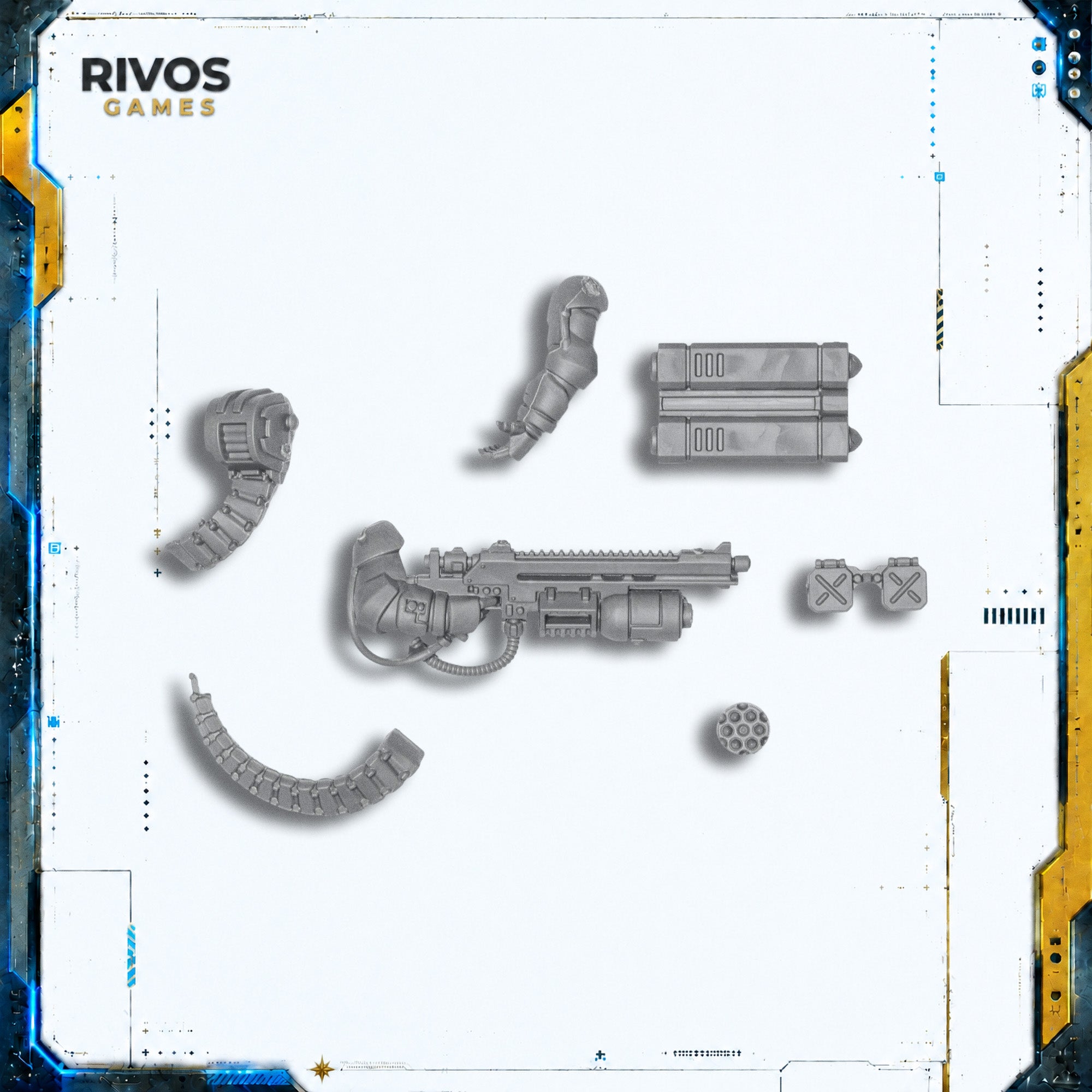 Warhammer 40K Space Marines Desolation Squad Rocket Launcher E - Bits (Bitz)