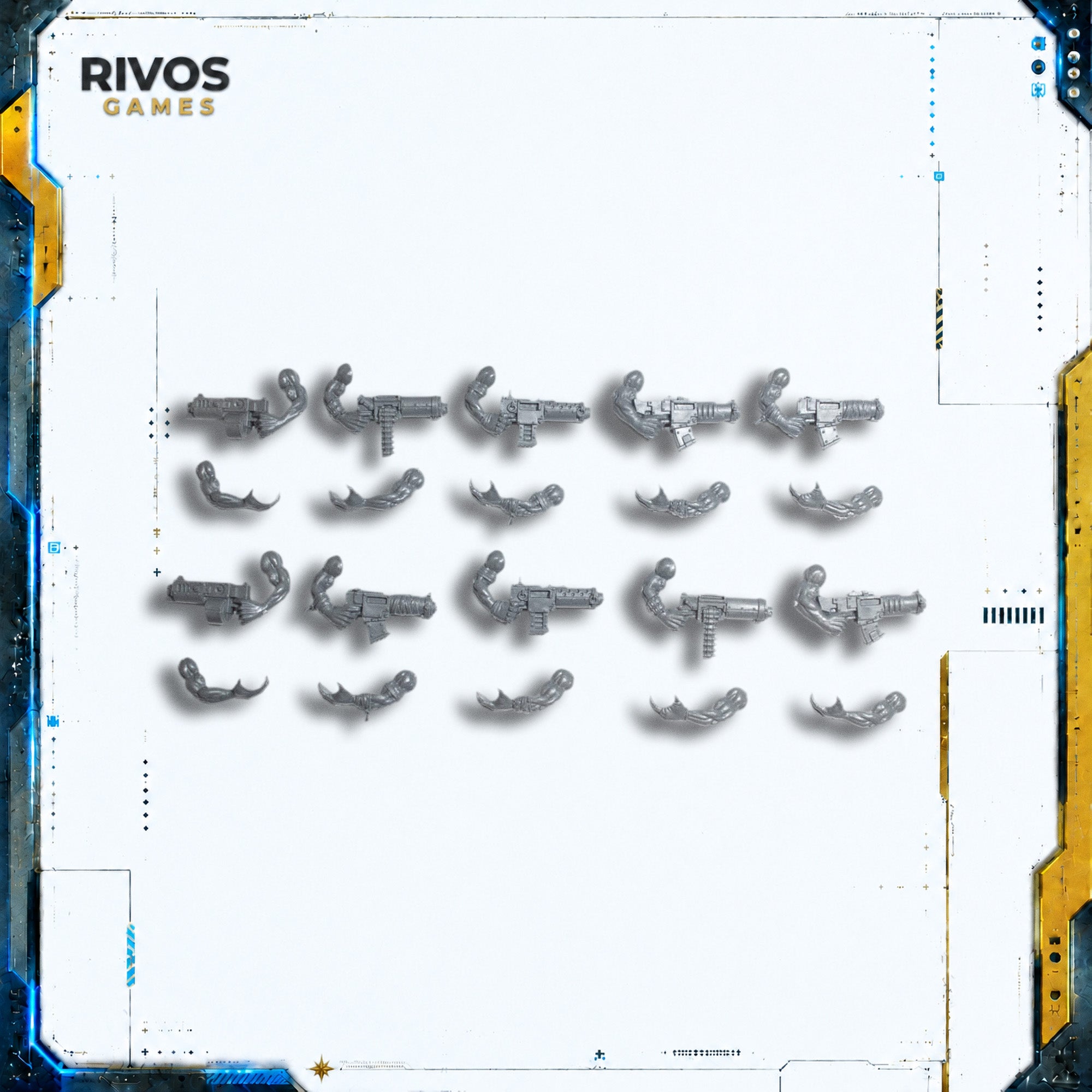 Warhammer 40K Orks Ork Boyz Shoota x 10 - Bits (Bitz)