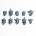Warhammer 40K Orks Ork Boyz Heads x 10 Bits Bitz