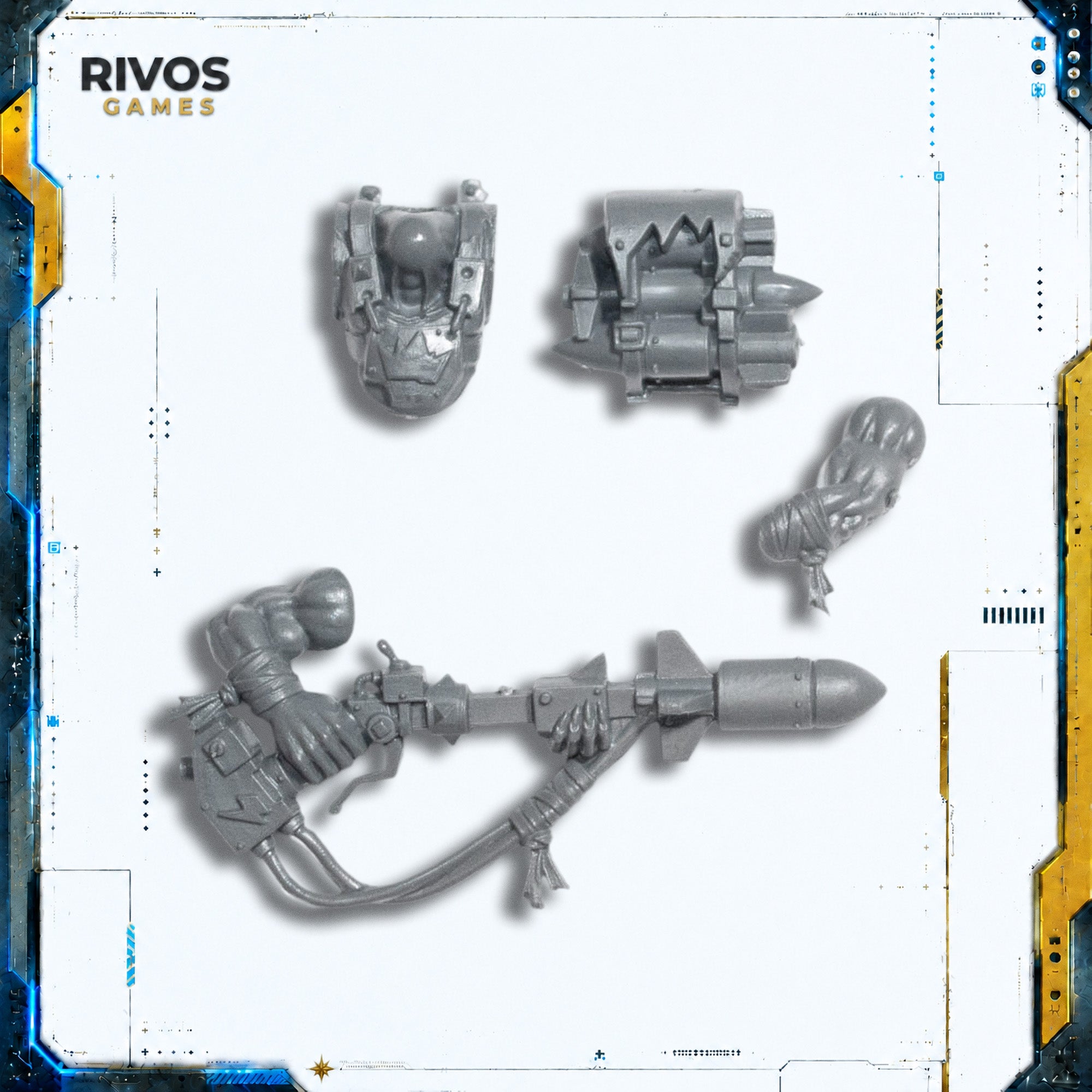 Warhammer 40K Orks Ork Boyz Rokkit Launcha - Bits (Bitz)
