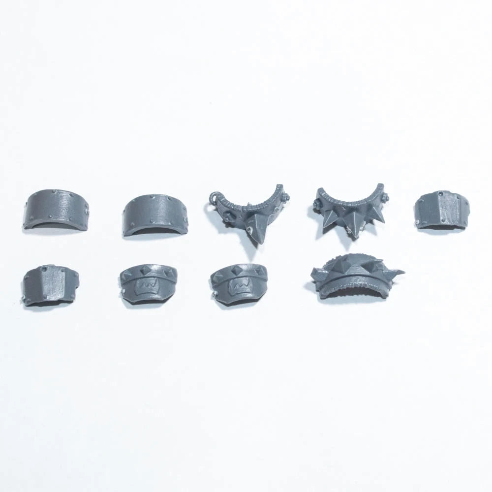 Warhammer 40K Orks Ork Boyz Shoulder Pads x 9 Bits Bitz
