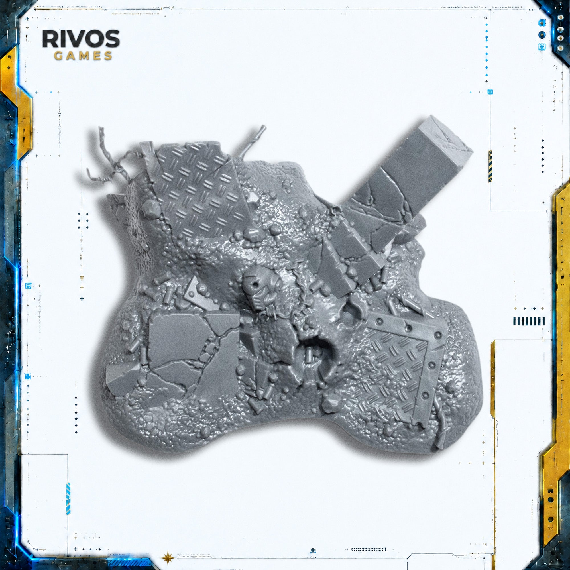 Warhammer 40K Orks Ork Ghazghkull Thraka Scenic Base - Bits (Bitz)