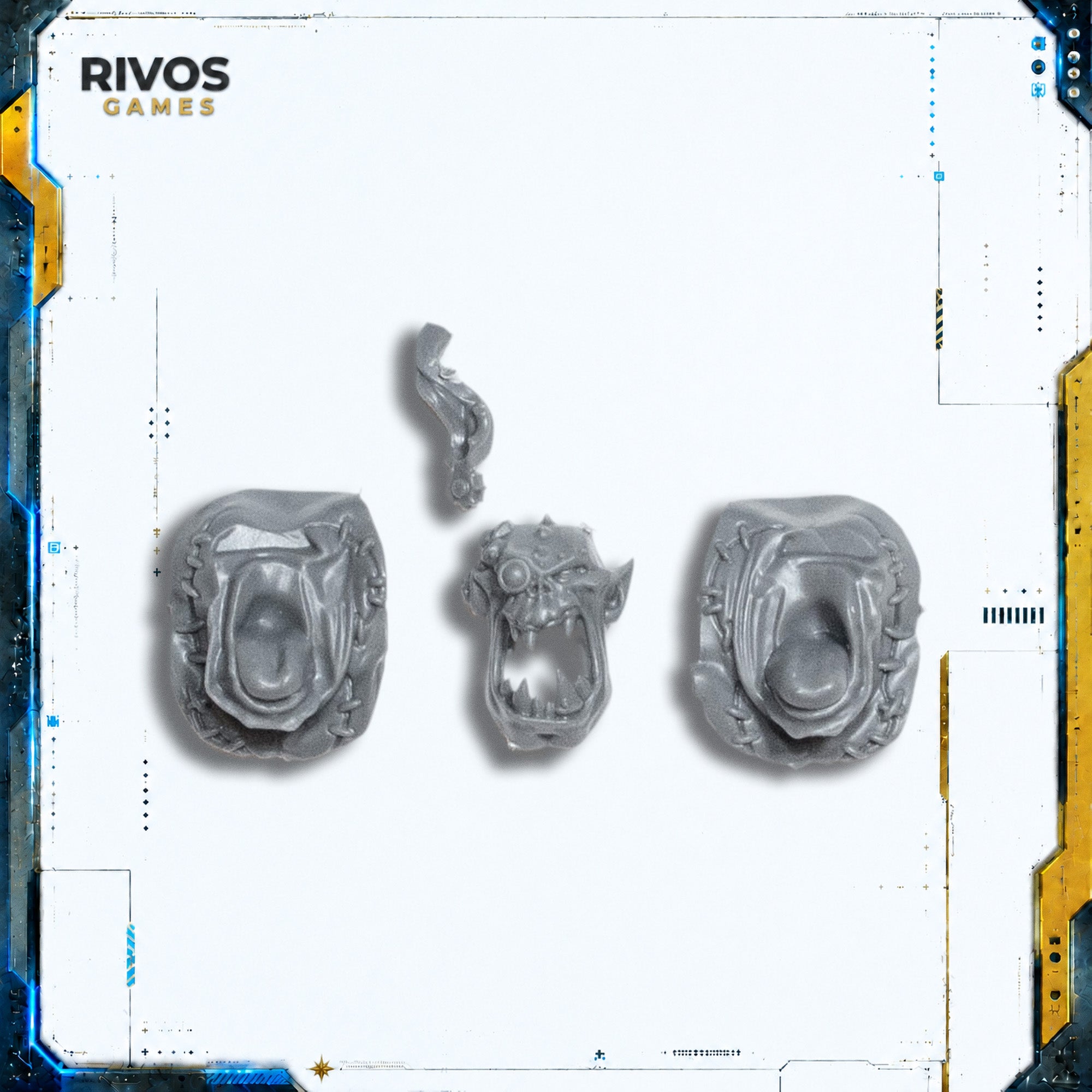 Warhammer 40K Orks Ork Ghazghkull Thraka Head - Bits (Bitz)
