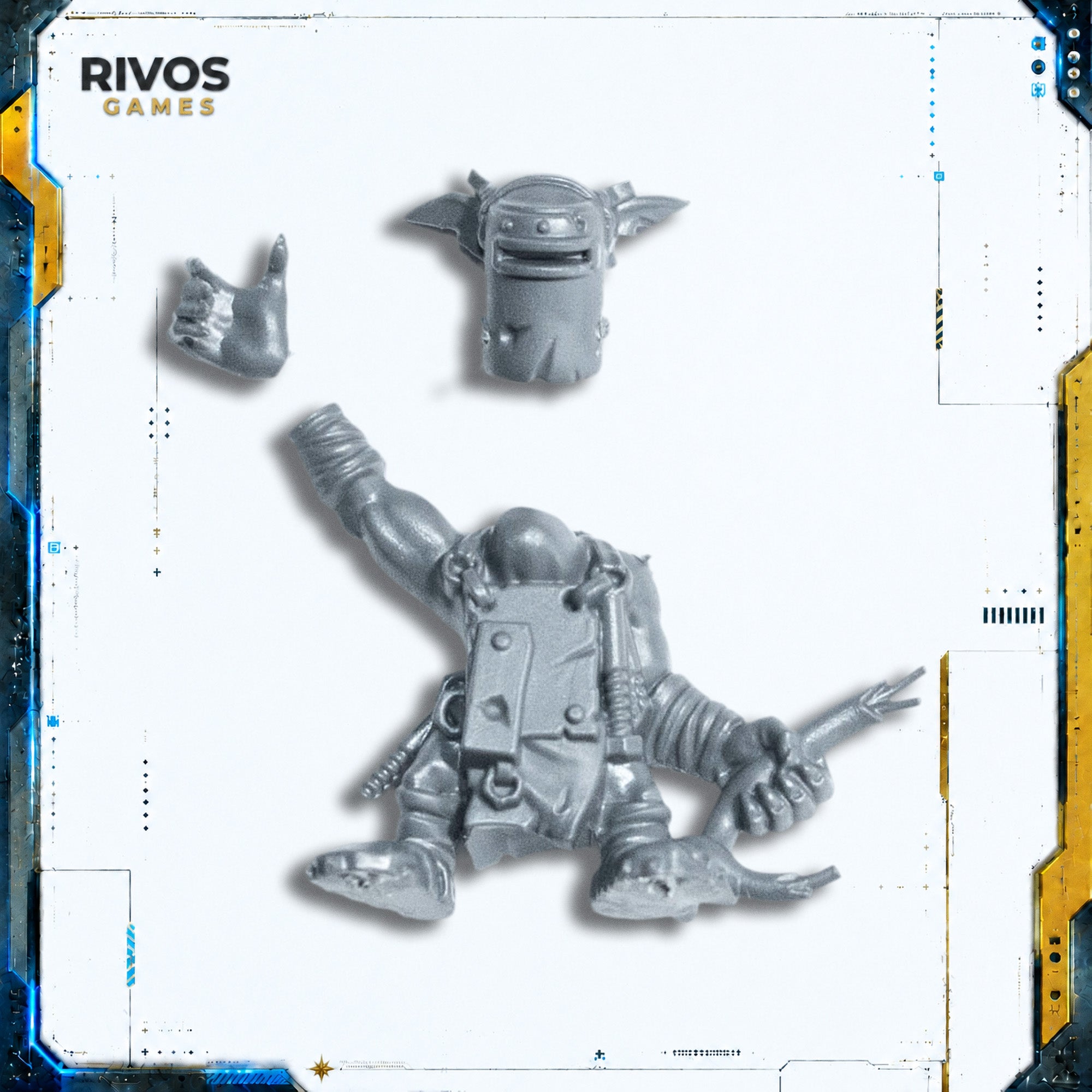 Warhammer 40K Orks Ork Mek Gun Grot A - Bits (Bitz)