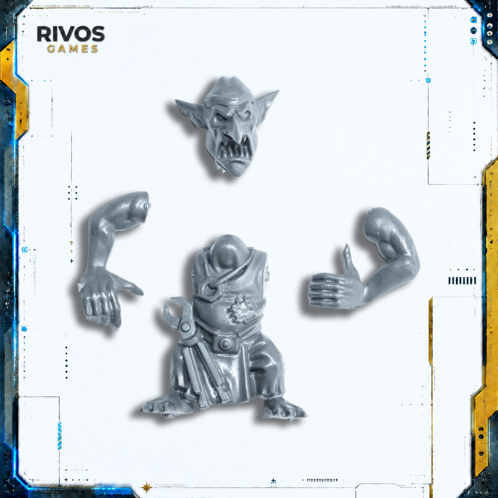 Warhammer 40K Orks Ork Mek Gun Grot B - Bits (Bitz)
