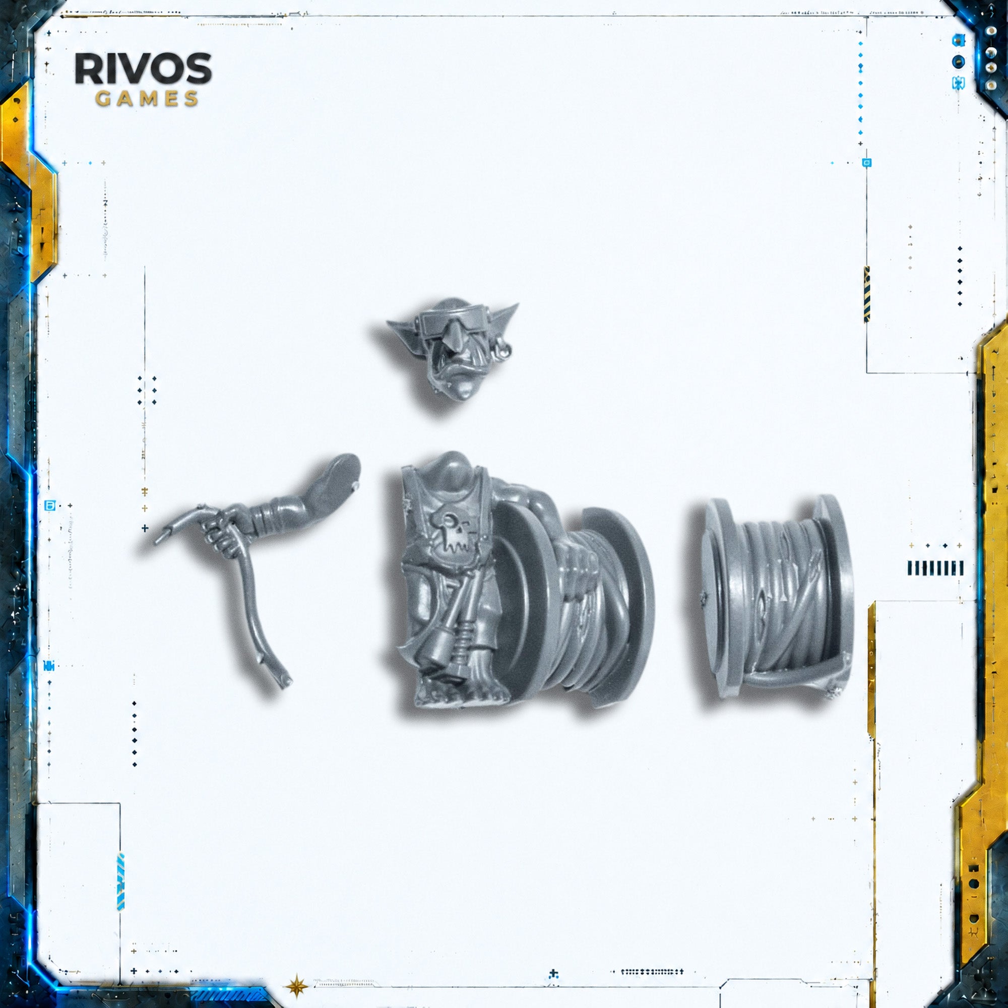 Warhammer 40K Orks Ork Mek Gun Grot D - Bits (Bitz)