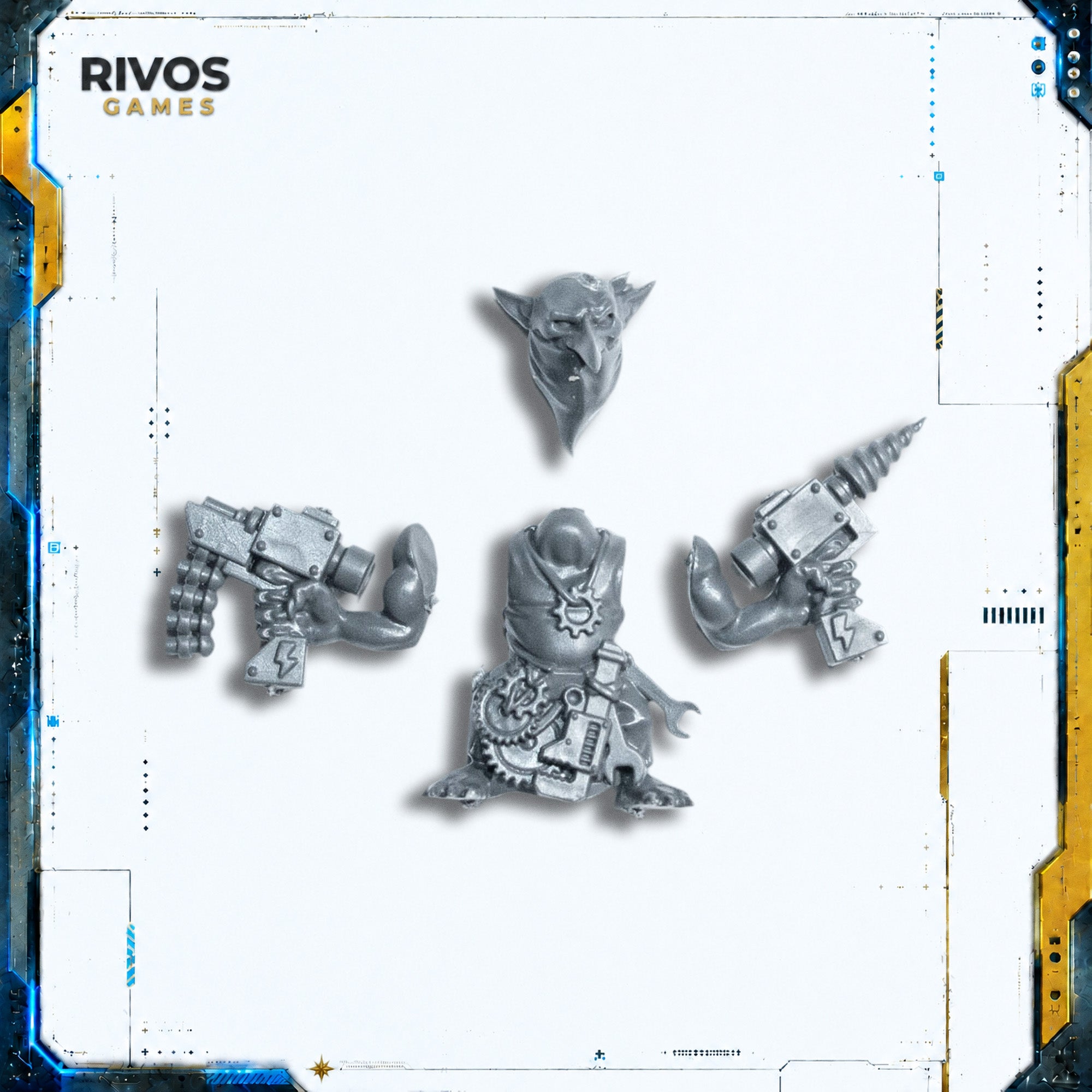 Warhammer 40K Orks Ork Mek Gun Grot E - Bits (Bitz)