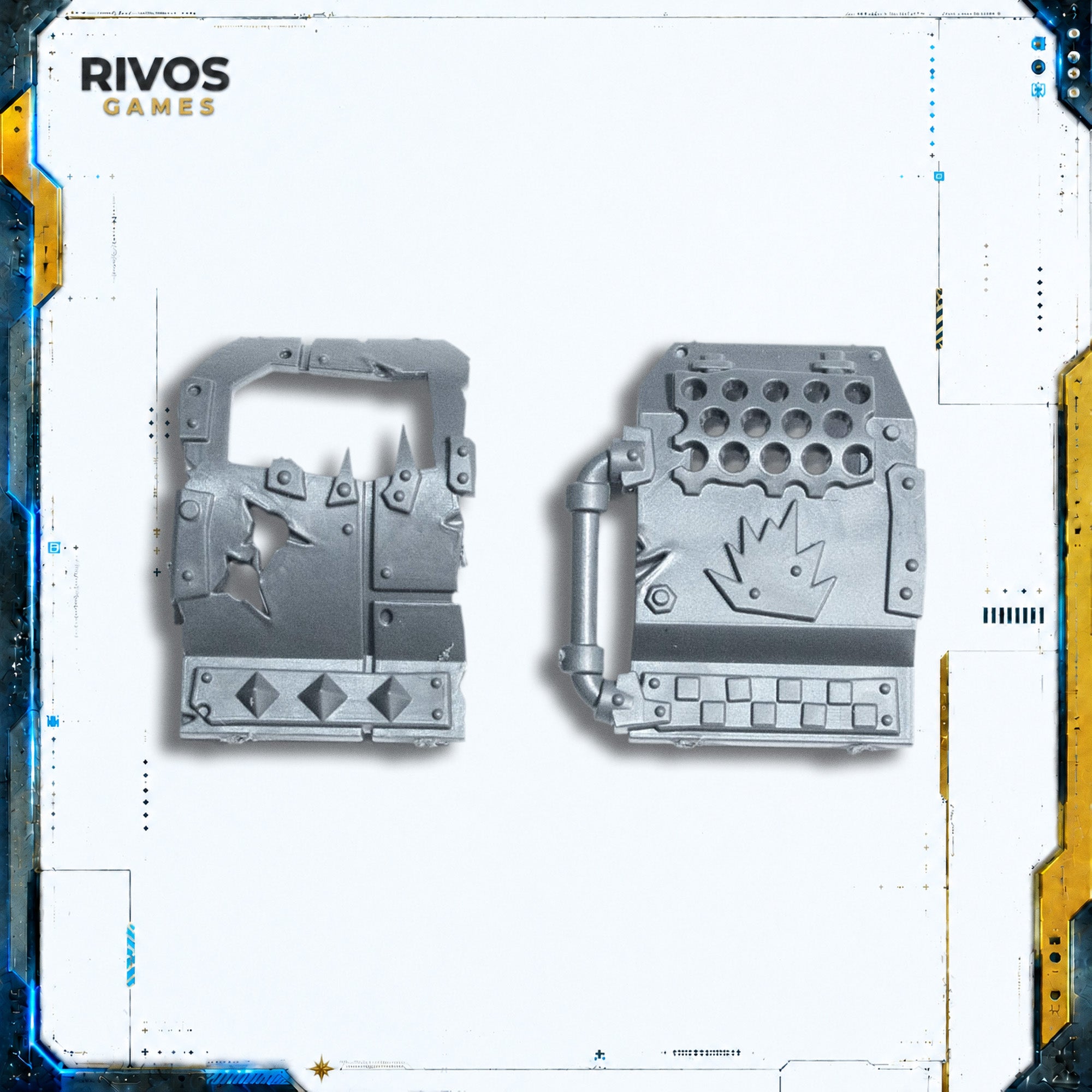 Warhammer 40K Orks Ork Mek Gun Armour Panels - Bits (Bitz)