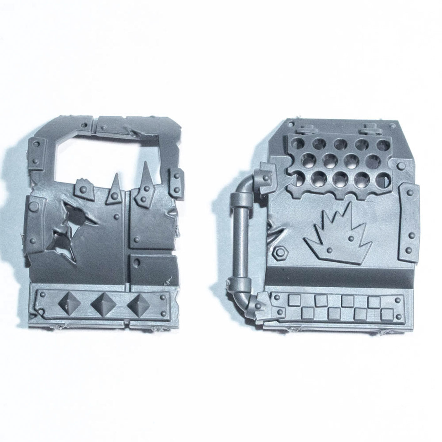 Orks Ork Mek Gun Armour Panels - Orks - Authentic Sprue