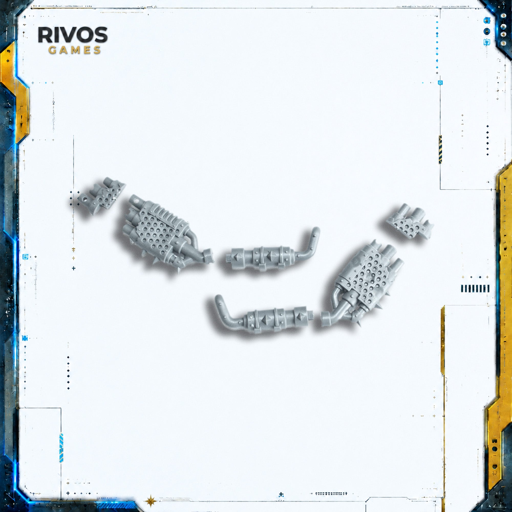 Warhammer 40K Orks Ork Boomdakka Snazzwagon Exhausts  - Bits (Bitz)