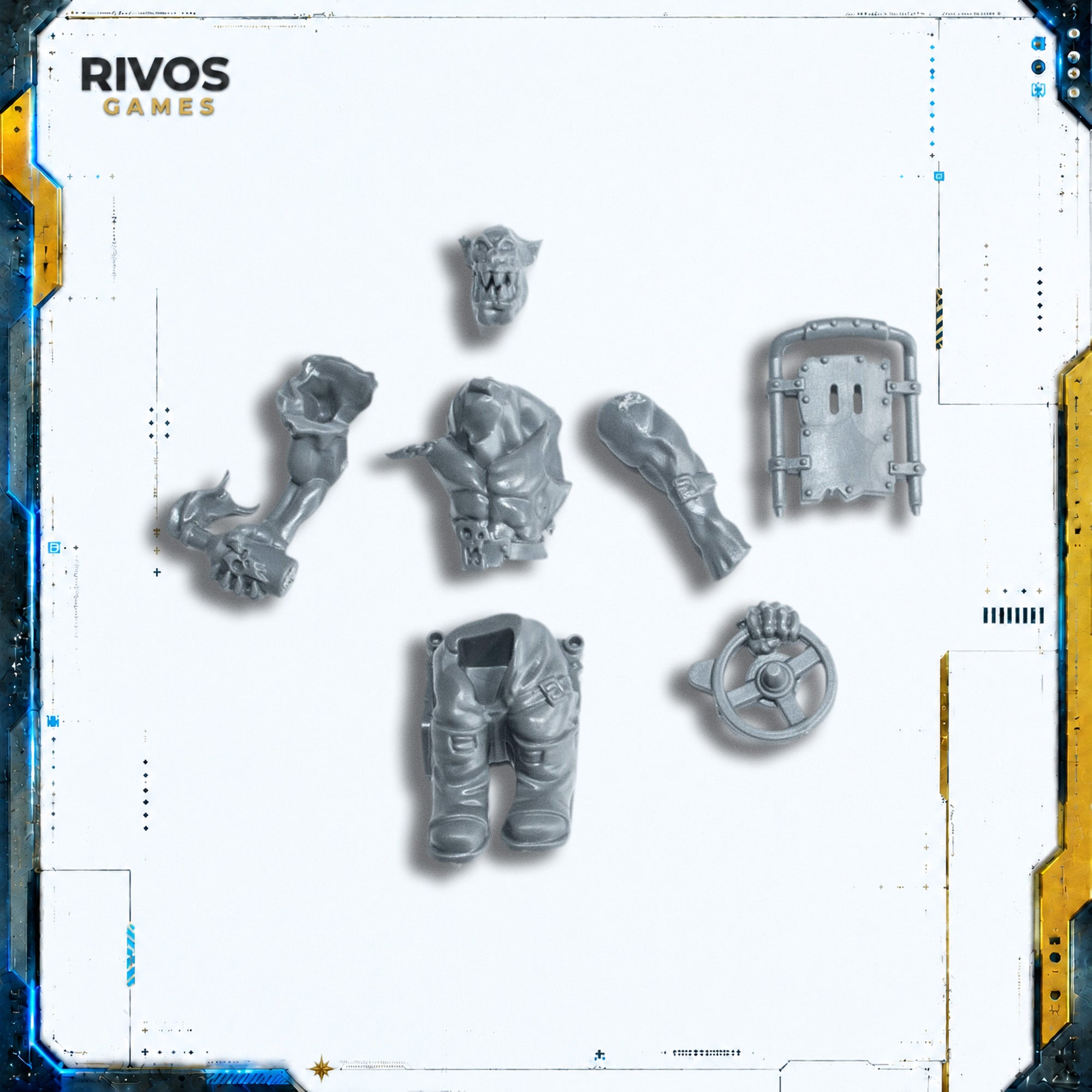 Warhammer 40K Orks Ork Boomdakka Snazzwagon Driver - Bits (Bitz)