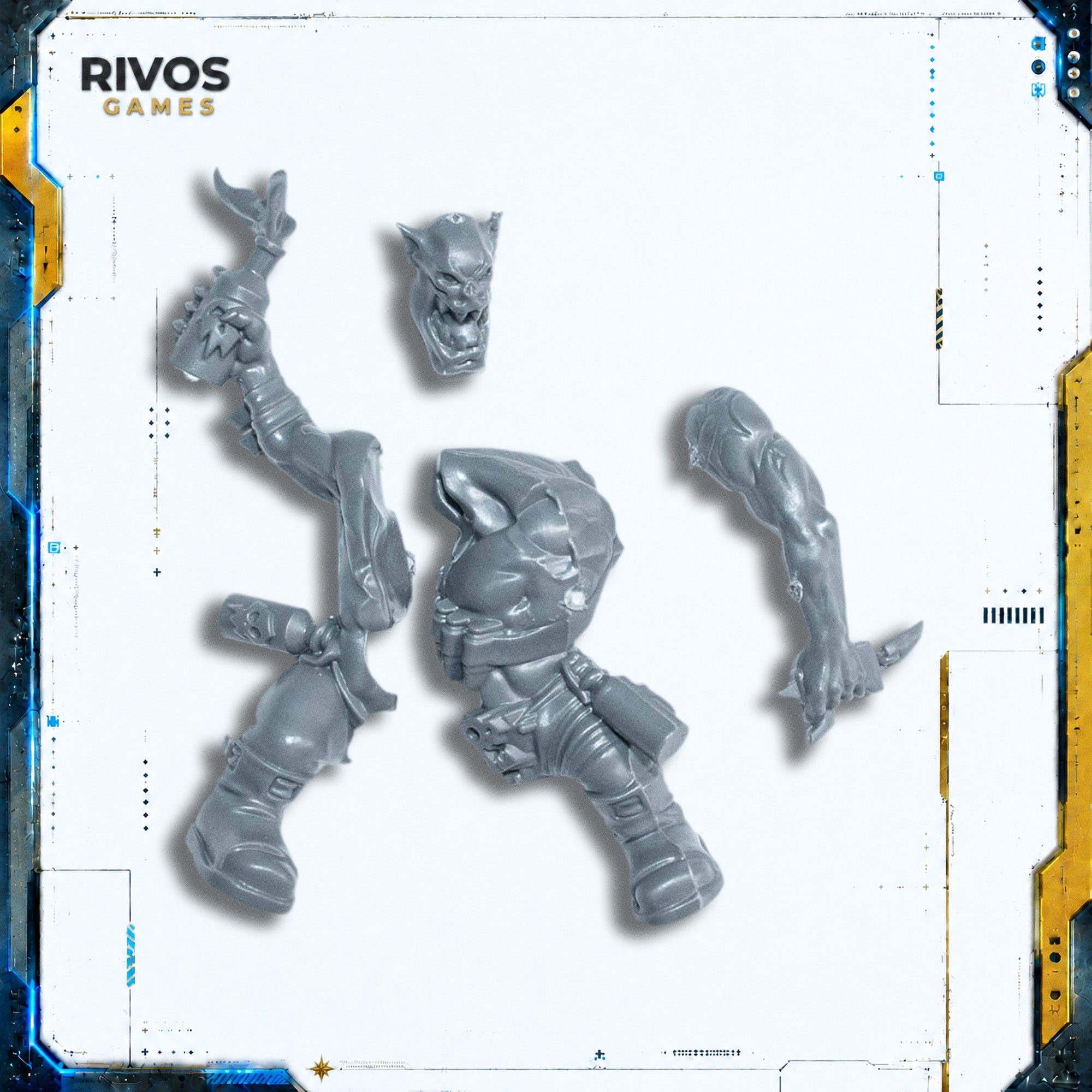 Warhammer 40K Orks Ork Boomdakka Snazzwagon Gunner - Bits (Bitz)