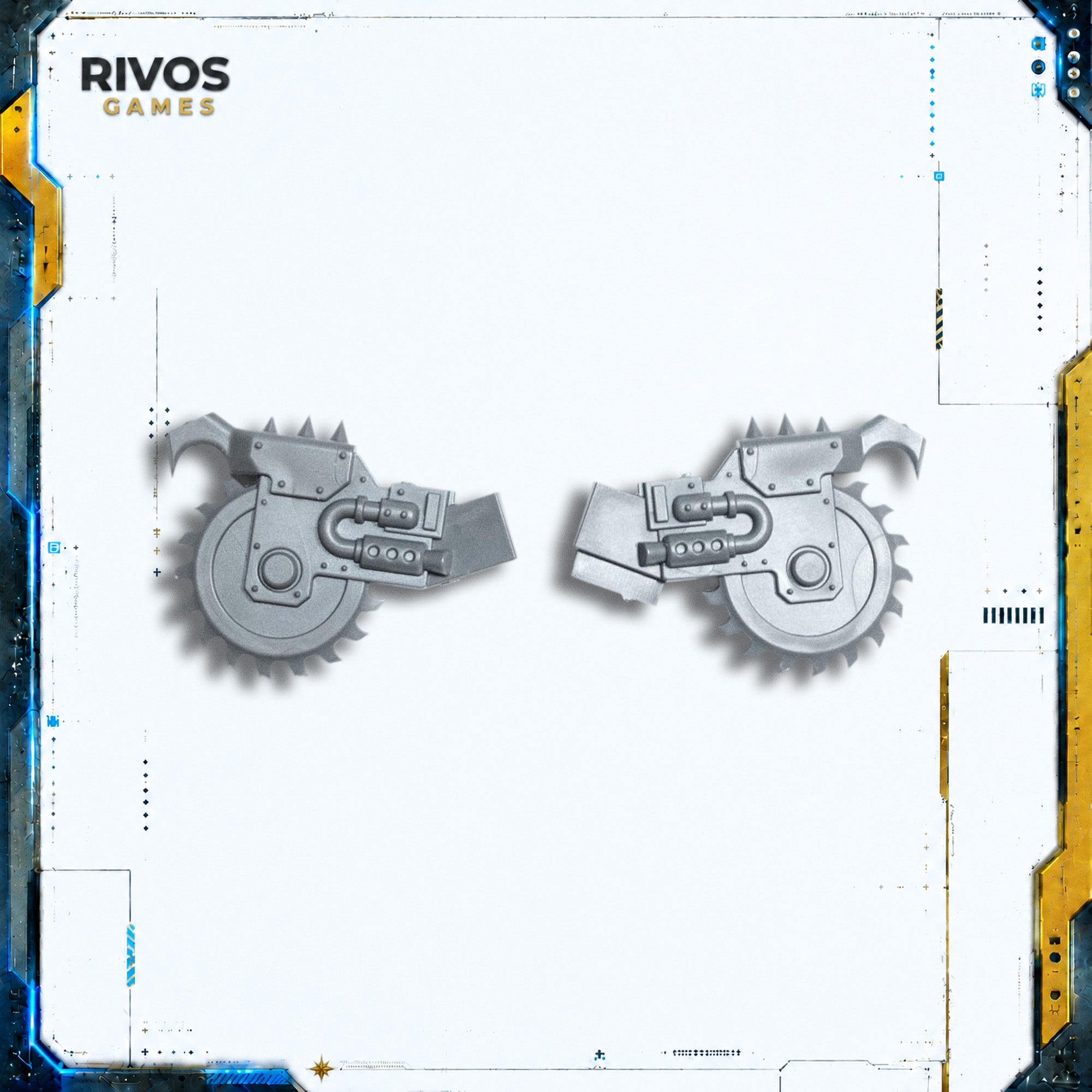 Warhammer 40K Orks Ork Rukkatrukk Squigbuggy Saw Blades - Bits (Bitz)
