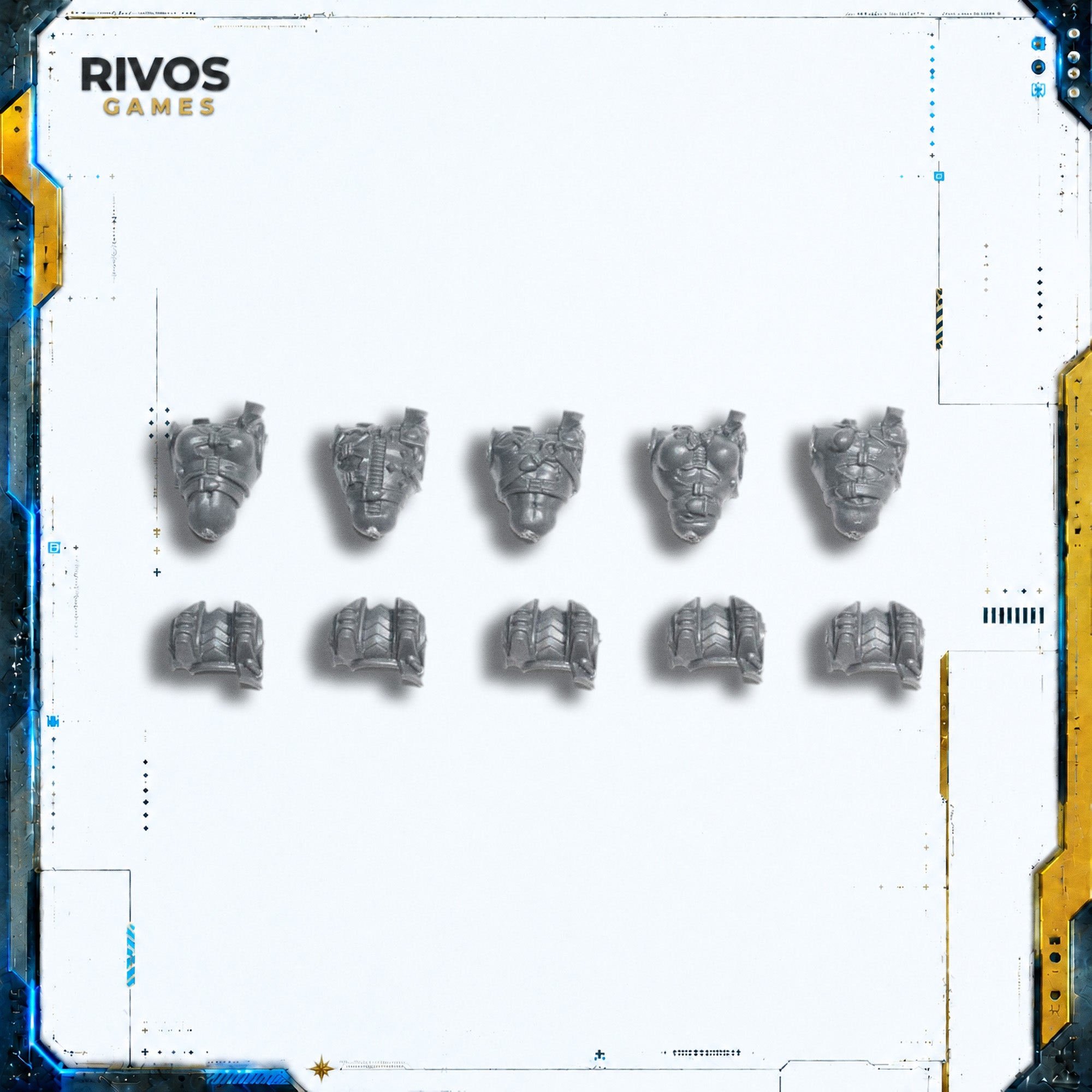 Warhammer 40K Drukhari Hellions Torso x 5 - Bits (Bitz)
