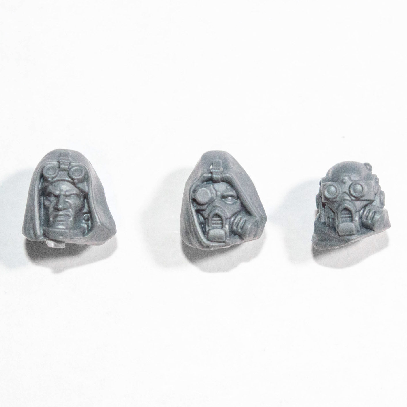 Space Marines Eliminators Heads A - Space Marines - Authentic Sprue