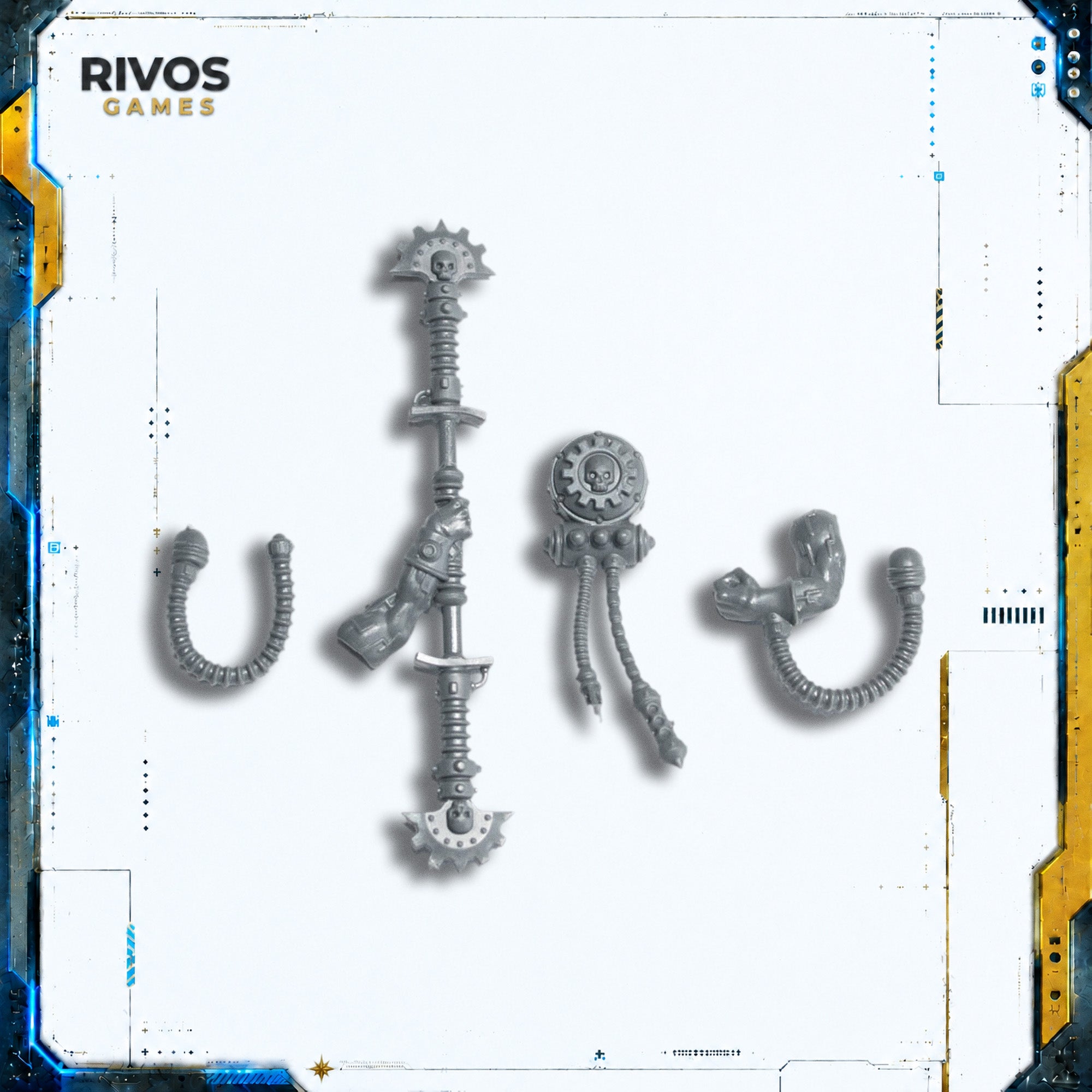 Warhammer 40K Adeptus Mechanicus Electro Priests Electroleech Stave B - Bits (Bitz)
