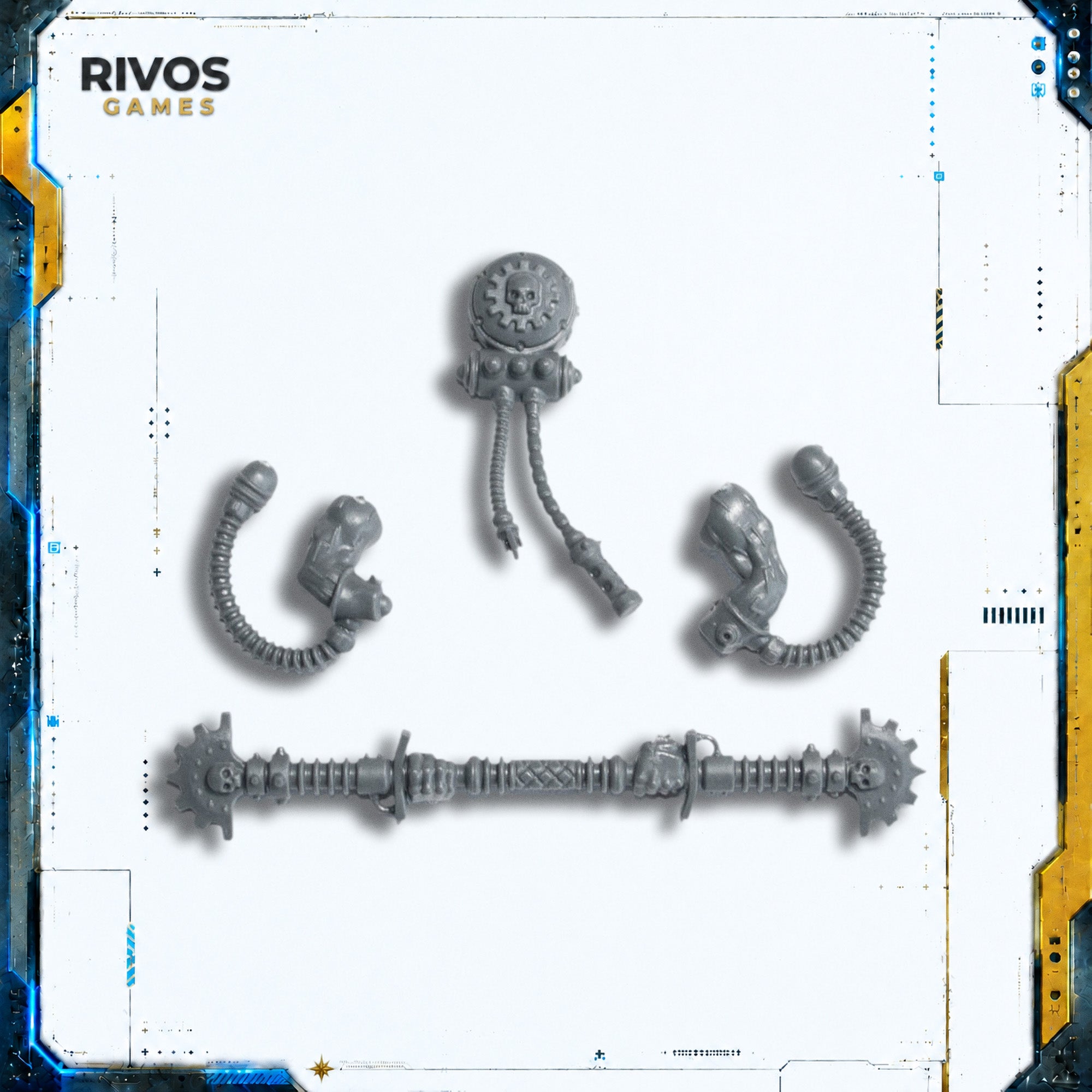 Warhammer 40K Adeptus Mechanicus Electro Priests Electroleech Stave C - Bits (Bitz)