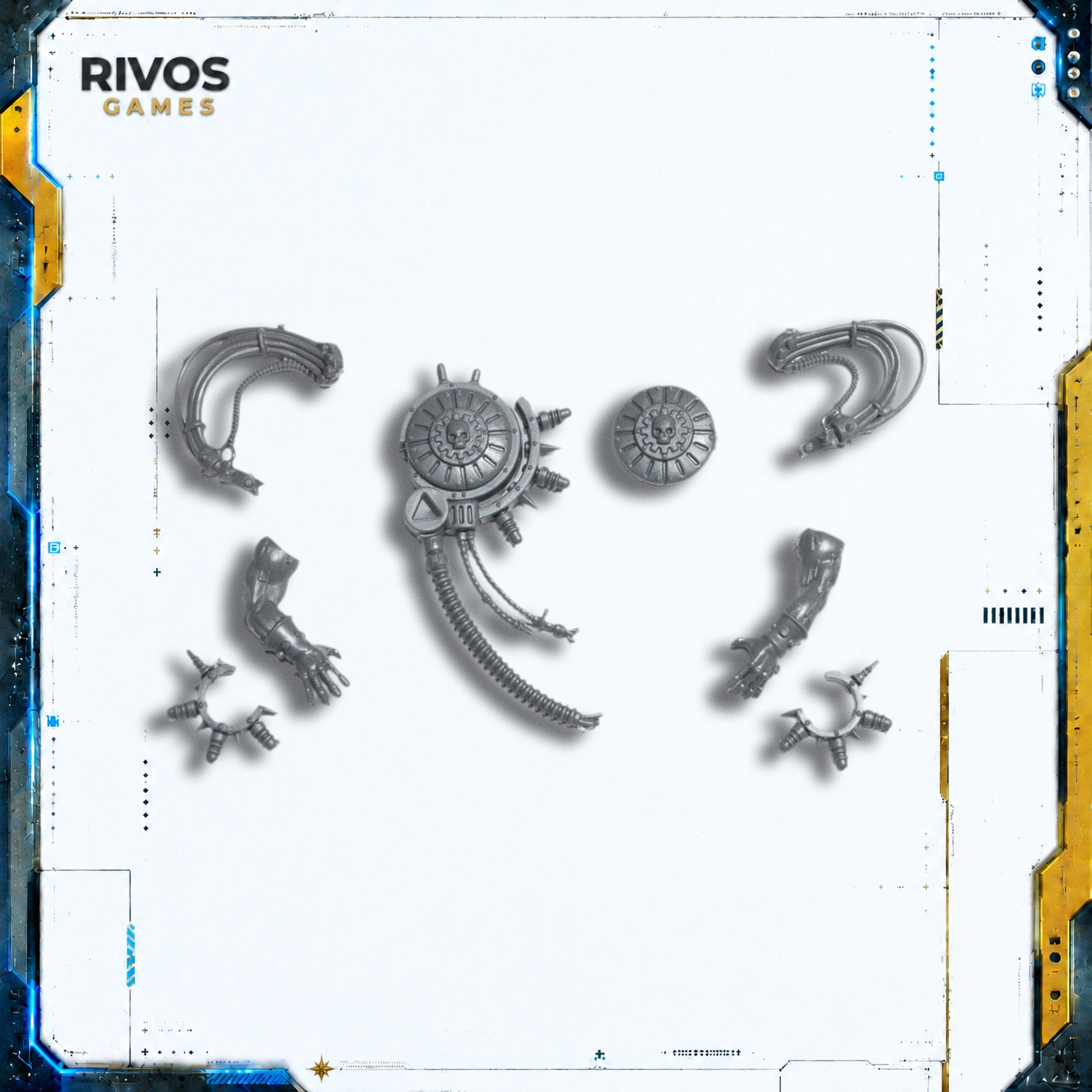 Warhammer 40K Adeptus Mechanicus Electro Priests Gauntlets A - Bits (Bitz)