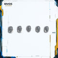 Warhammer 40K Adeptus Mechanicus Electro Priests Heads x 5 - Bits (Bitz)