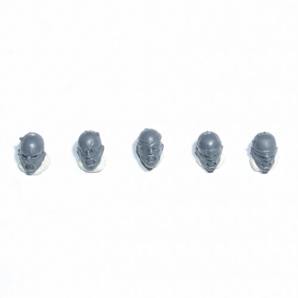 Warhammer 40K Adeptus Mechanicus Electro Priests Heads x 5 Bits Bitz