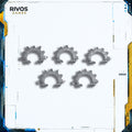 Warhammer 40K Adeptus Mechanicus Electro Priests Head Crests x 5 A - Bits (Bitz)