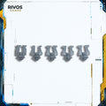 Warhammer 40K Chaos Space Marines Khorne Berzerkers Helmets x 5 B - Bits (Bitz)