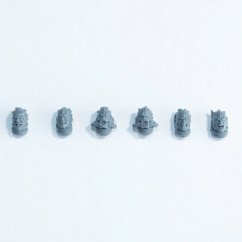 Warhammer 40K Chaos Space Marines Khorne Berzerkers Heads x 6 A Bits Bitz