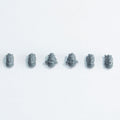 Chaos Space Marines Khorne Berzerkers Heads x 6 A - Space Marines - Authentic Sprue