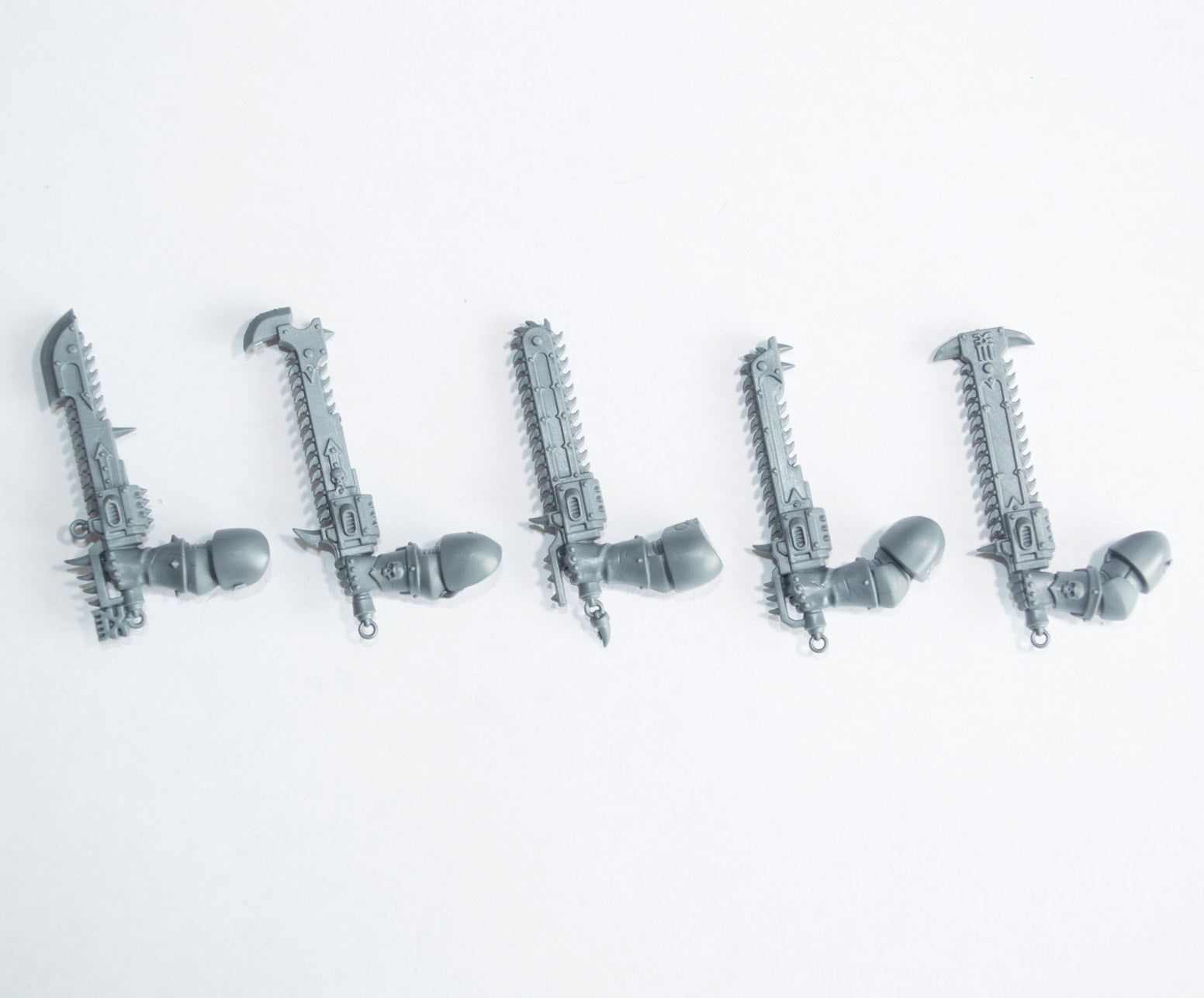 Chaos Space Marines Khorne Berzerkers Chainsword x 5 - Space Marines - Kitbash Bit